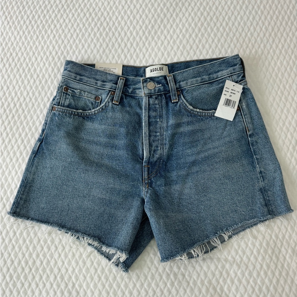 NWT AGOLDE Parker Denim Short L/F Vintage